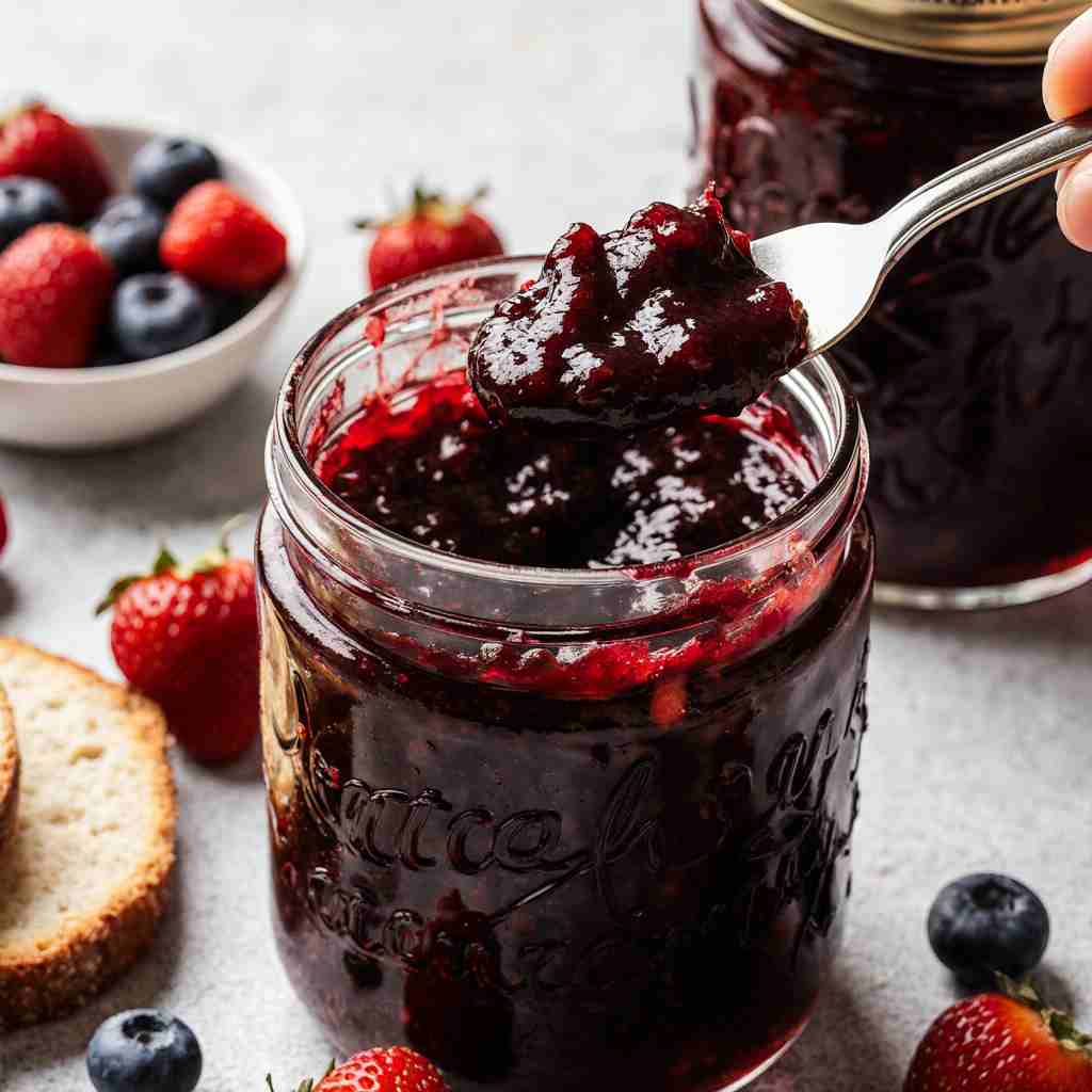 Berry Jam Without Pectin - All-Natural Traditional Method 1 Berry Jam Without Pectin