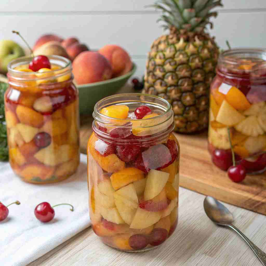 Canning Fruit Cocktail Recipe