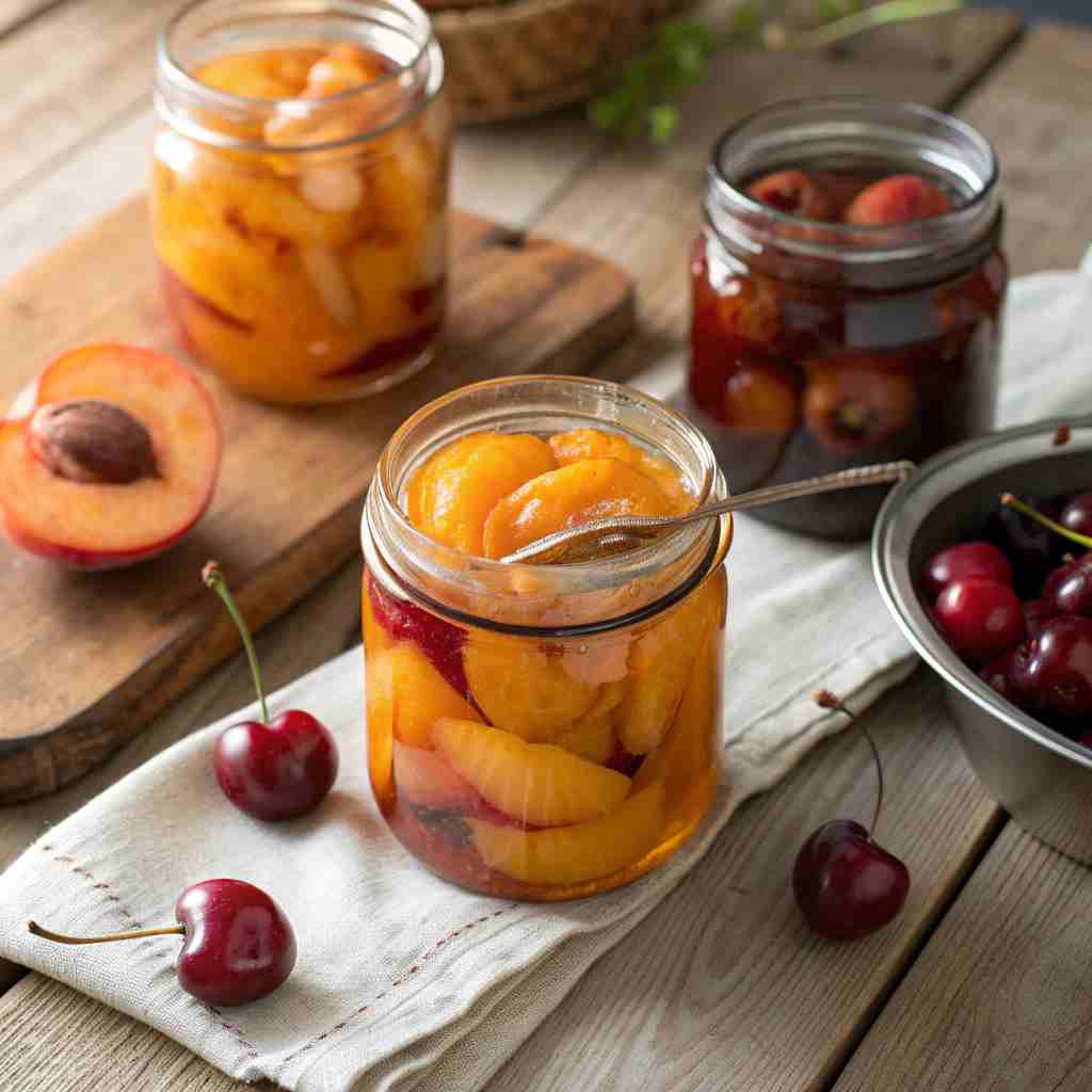 Canning Stone Fruits