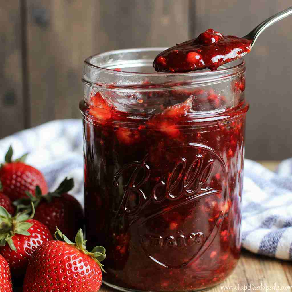 No-Sugar Added Strawberry Jam