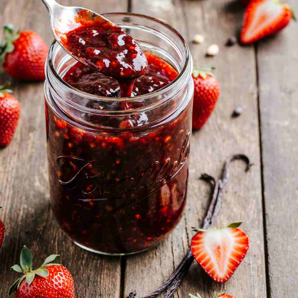 Strawberry Vanilla Bean Jam