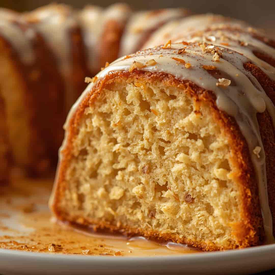 Boozy Eggnog Bundt Cake