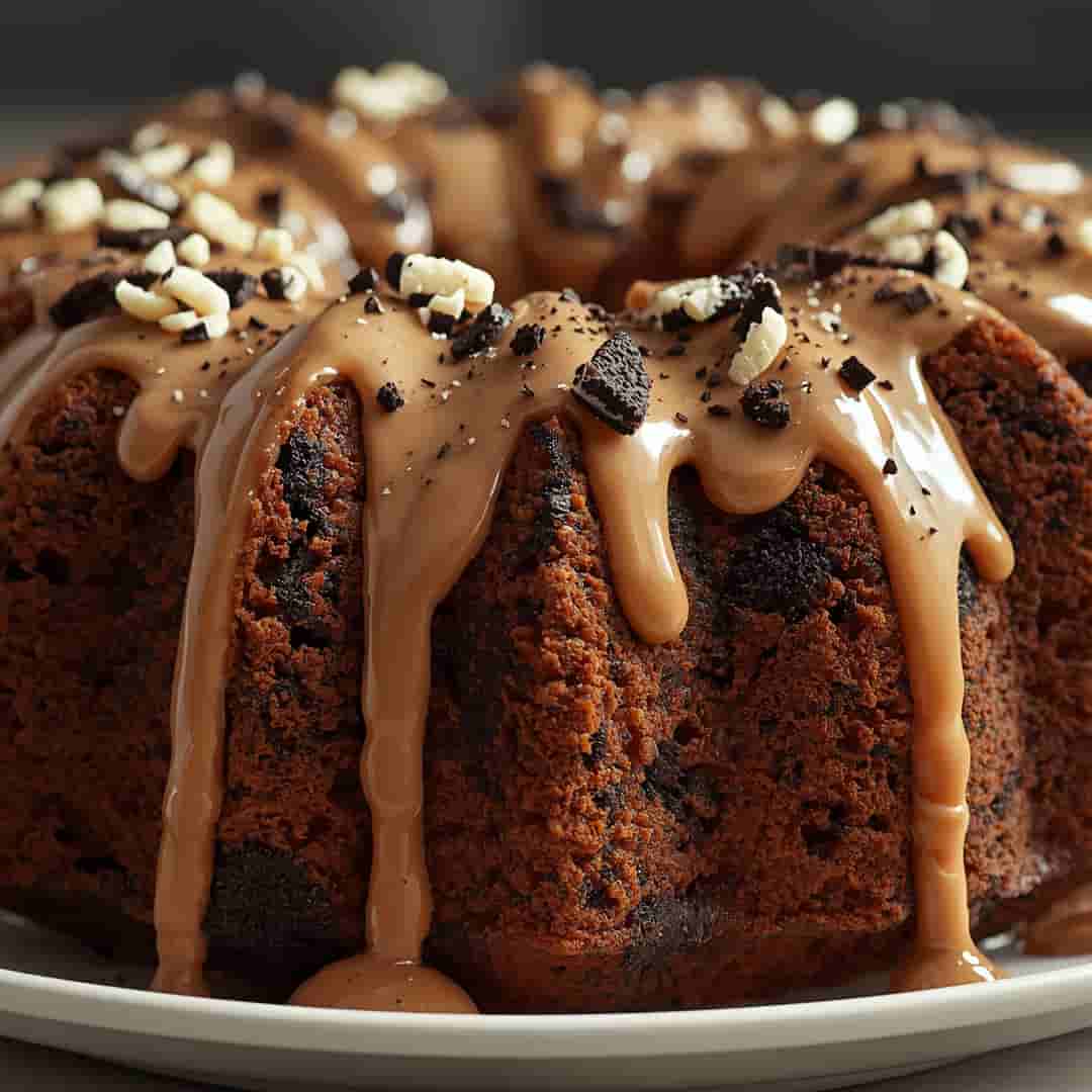 Cookies and Cream Oreo Bundt Cake