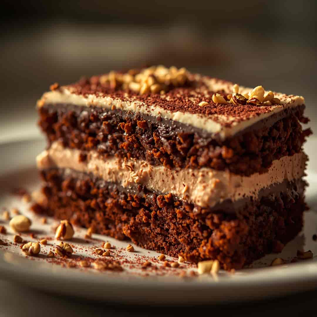 Triple Chocolate Mousse Cake