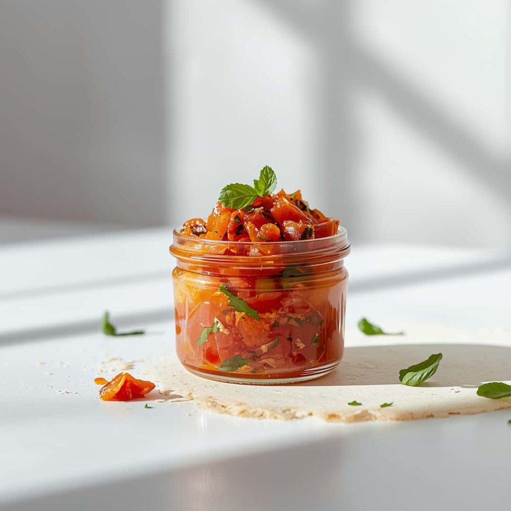 bruschetta in a jar