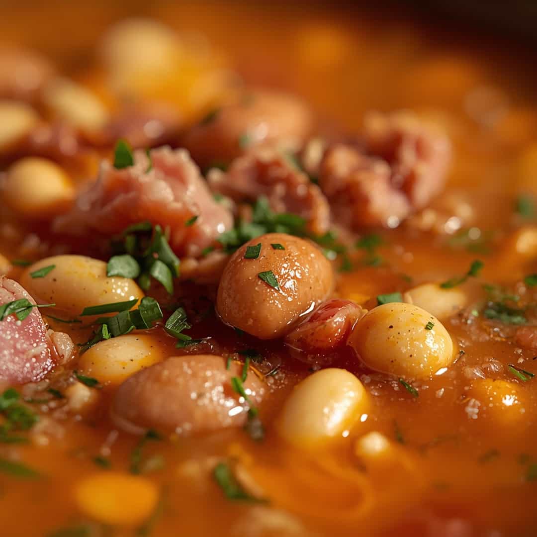 canning bean ham soup