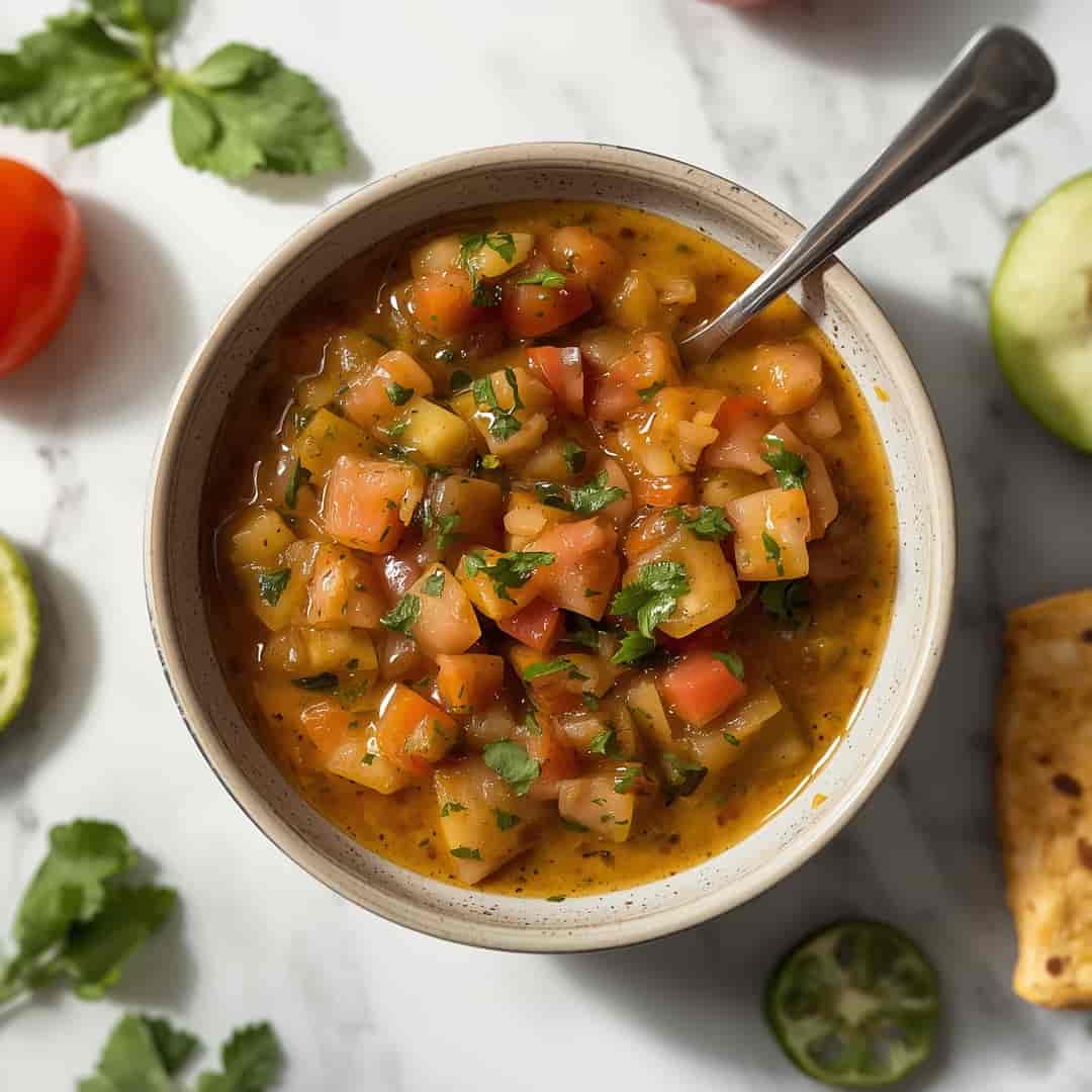 Green Tomato Salsa: Your New Favorite Tangy & Zesty Dip! 1 green tomato salsa