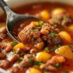Hearty Hamburger Soup Canning