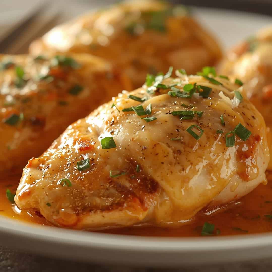 Baked Caesar Chicken 2 Baked Caesar Chicken