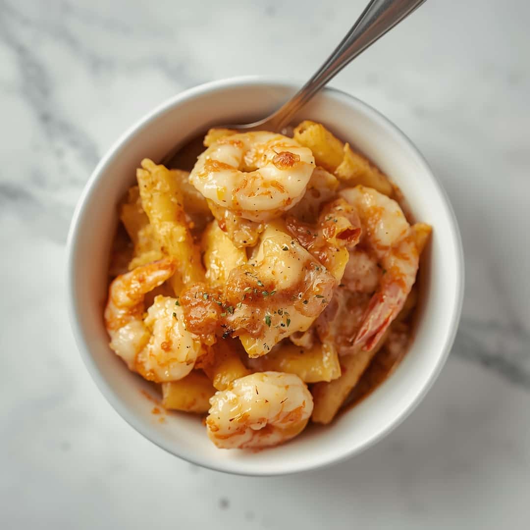 Baked Shrimp Casserole Buttery Topping 2 Baked Shrimp Casserole Buttery Topping