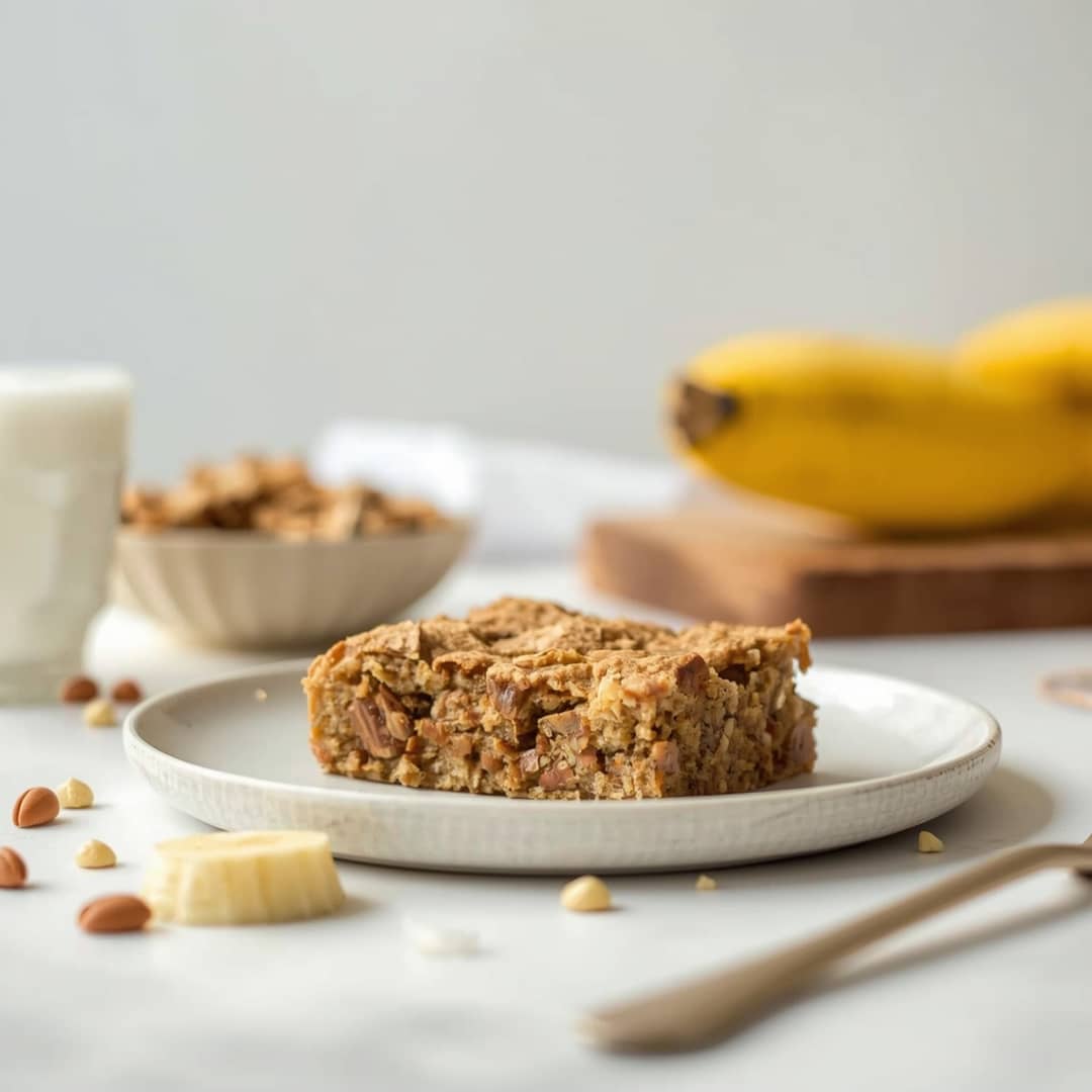 Banana Oatmeal Bars Recipe