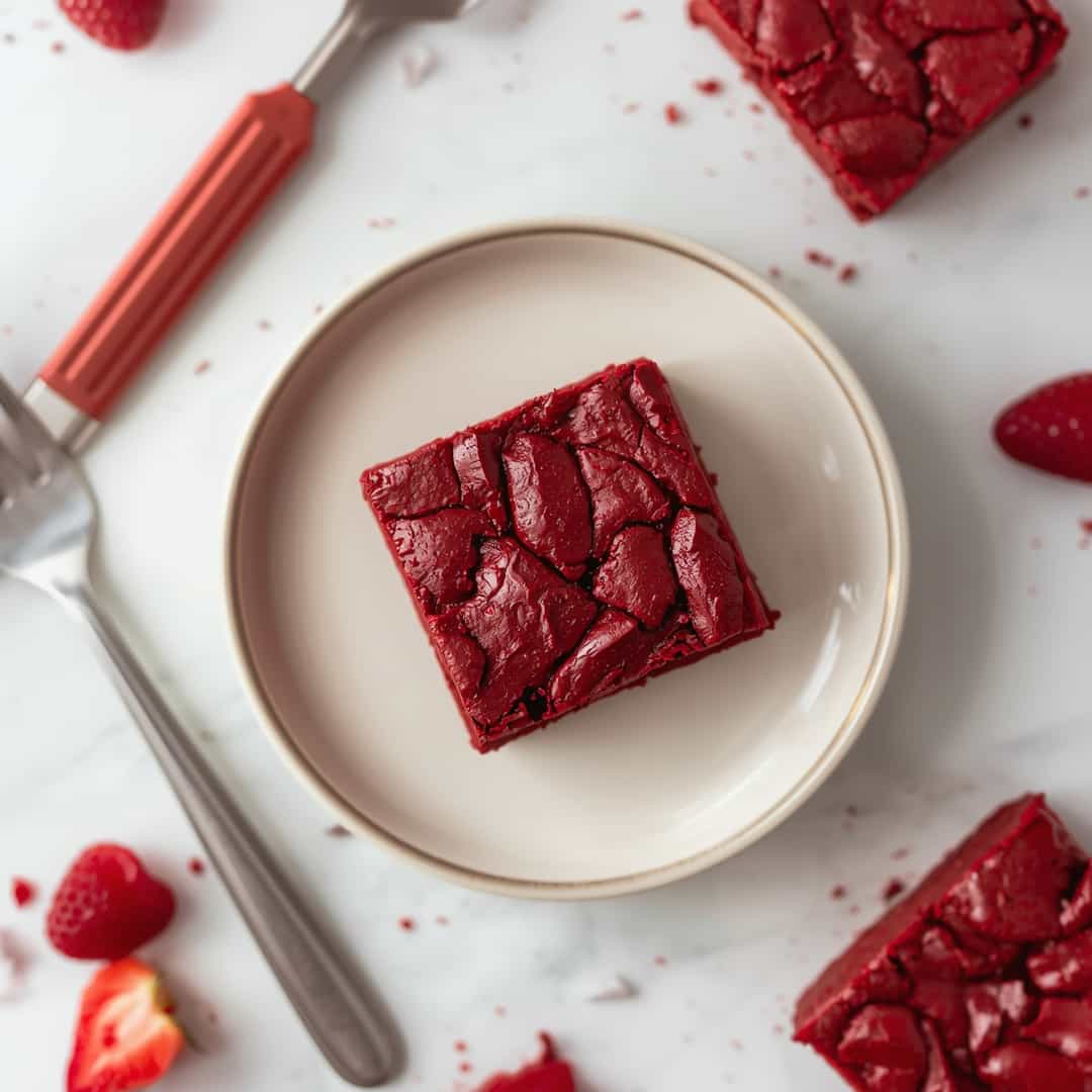 Best Fudgy Red Velvet Brownies Recipe 2 Best Fudgy Red Velvet Brownies Recipe