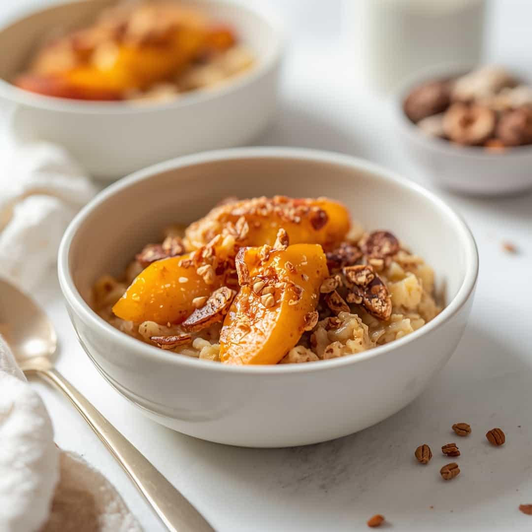 Best Peach Cobbler Oats