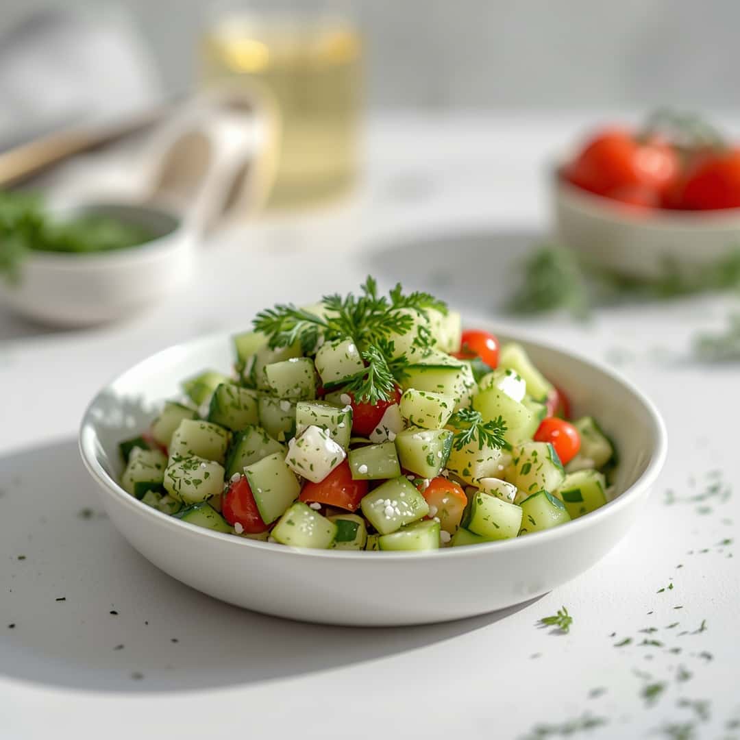 Best Refreshing Cucumber Dill Salad