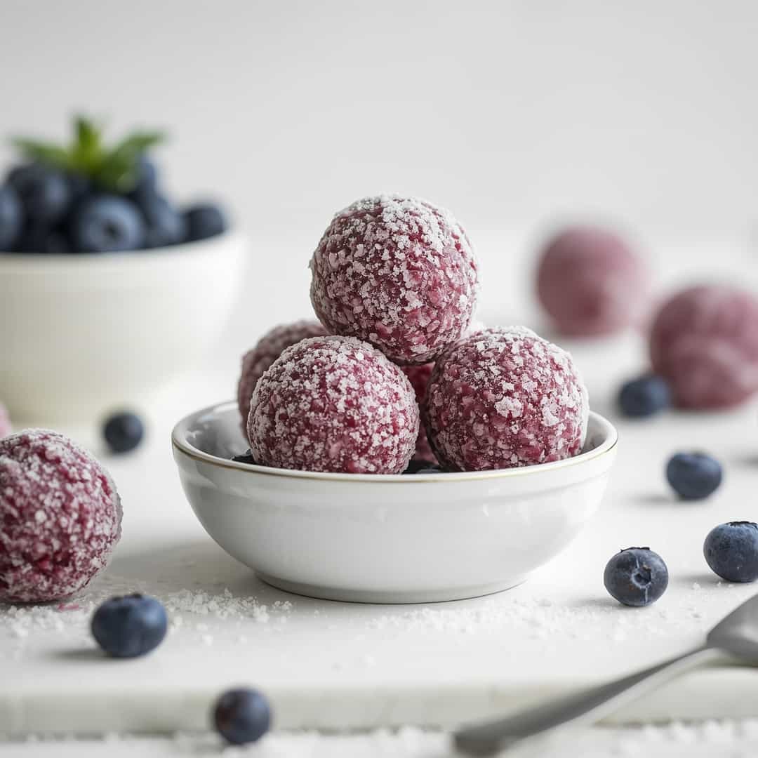 Blueberry Bliss Balls 2 Blueberry Bliss Balls