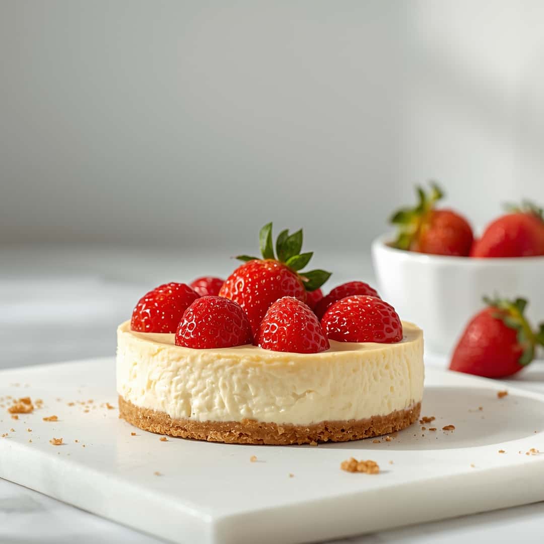 Cheesecake Strawberries with Creamy Filling 2 Cheesecake Strawberries with Creamy Filling