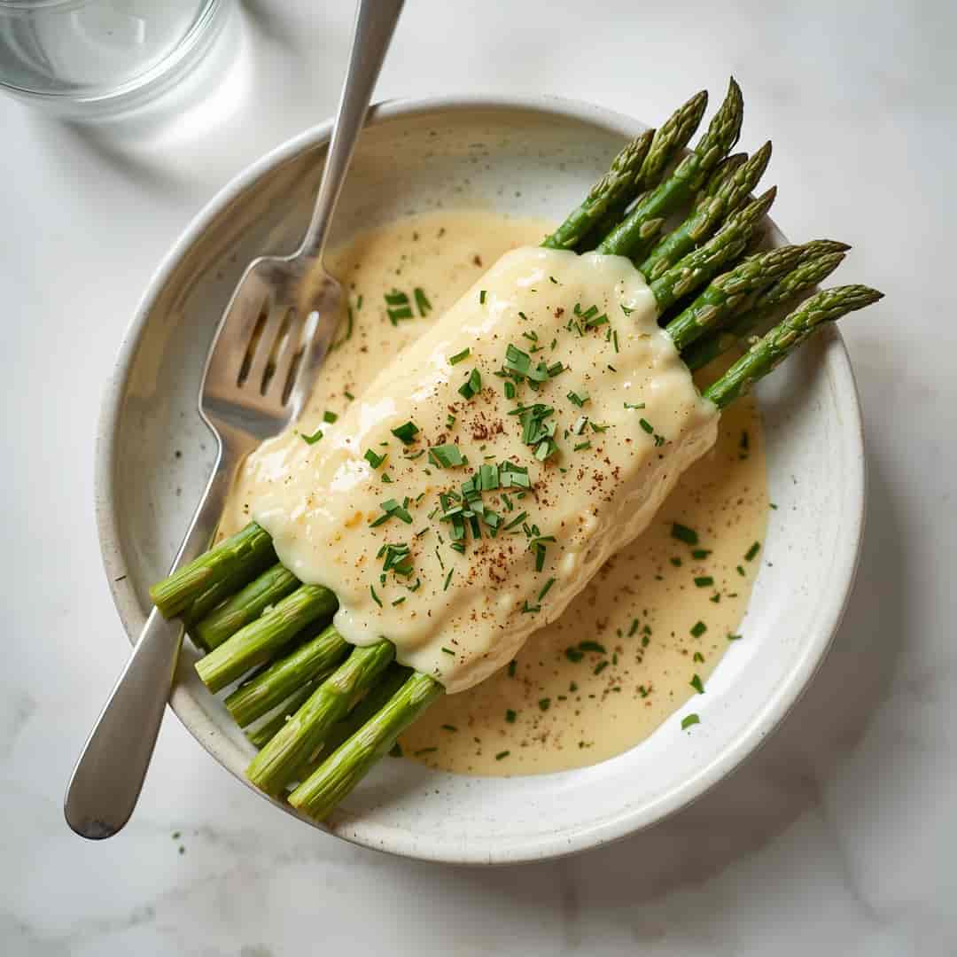 Cheesy Baked Asparagus
