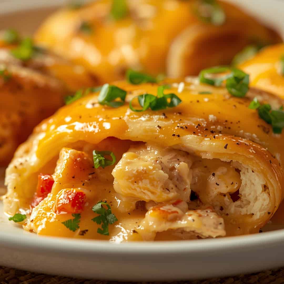 Cheesy Chicken Crescent Bake
