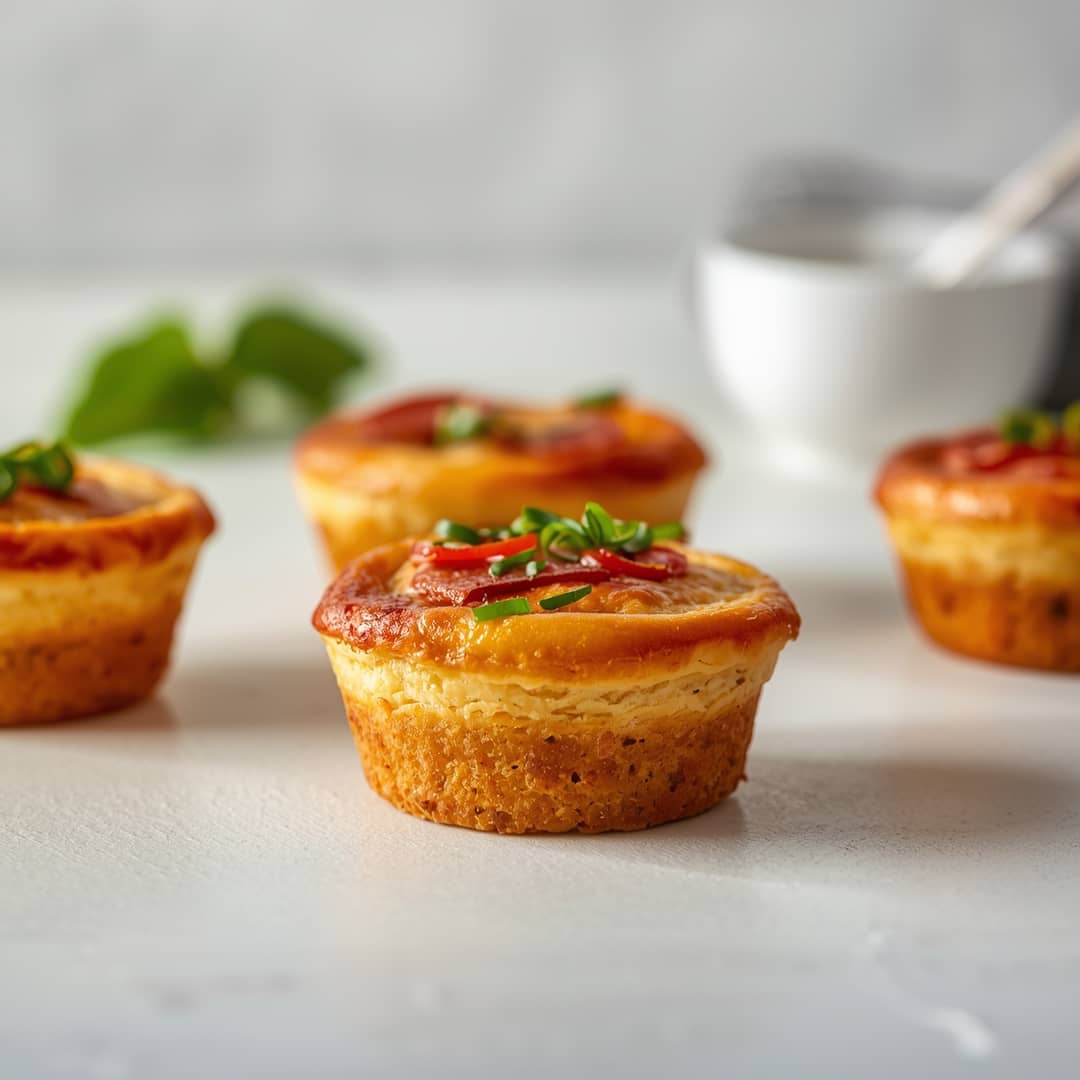 Chicago Deep-Dish Pizza Muffins