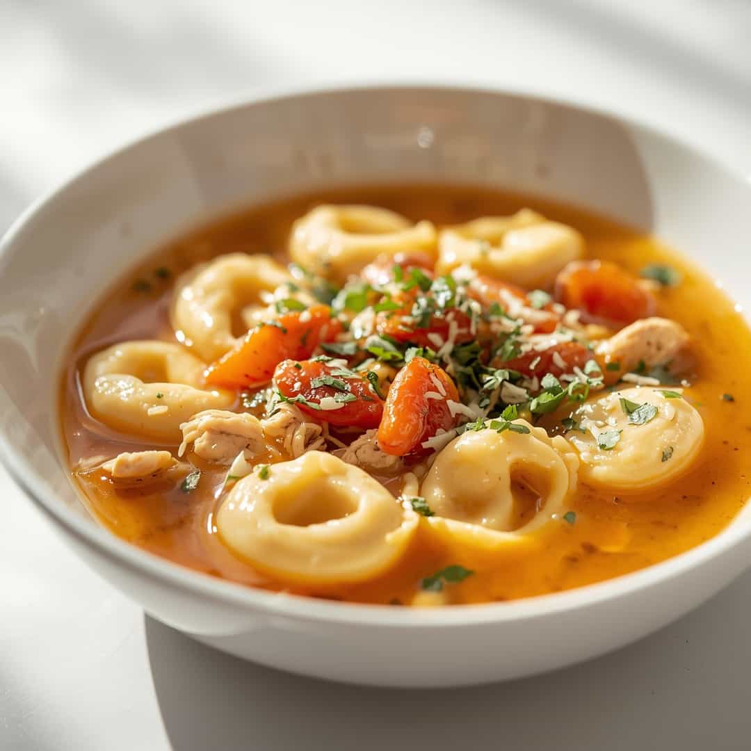 Chicken Tortellini Soup 2 Chicken Tortellini Soup