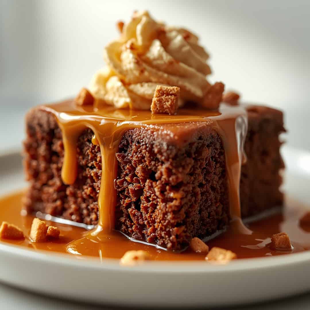 Chocolate Caramel Toffee Cake