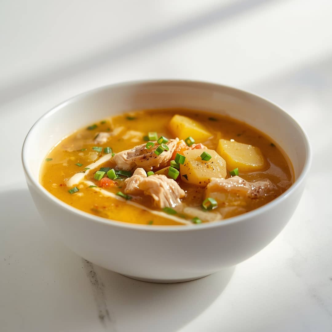 Comforting Chicken Soup with Potatoes