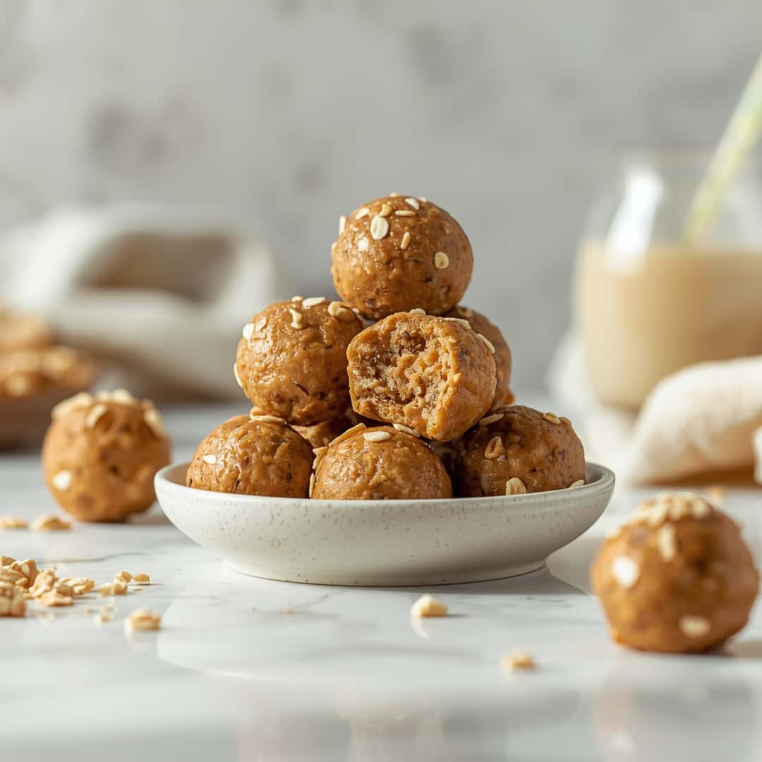 Cozy Oatmeal Peanut Butter Protein Balls 2 Cozy Oatmeal Peanut Butter Protein Balls