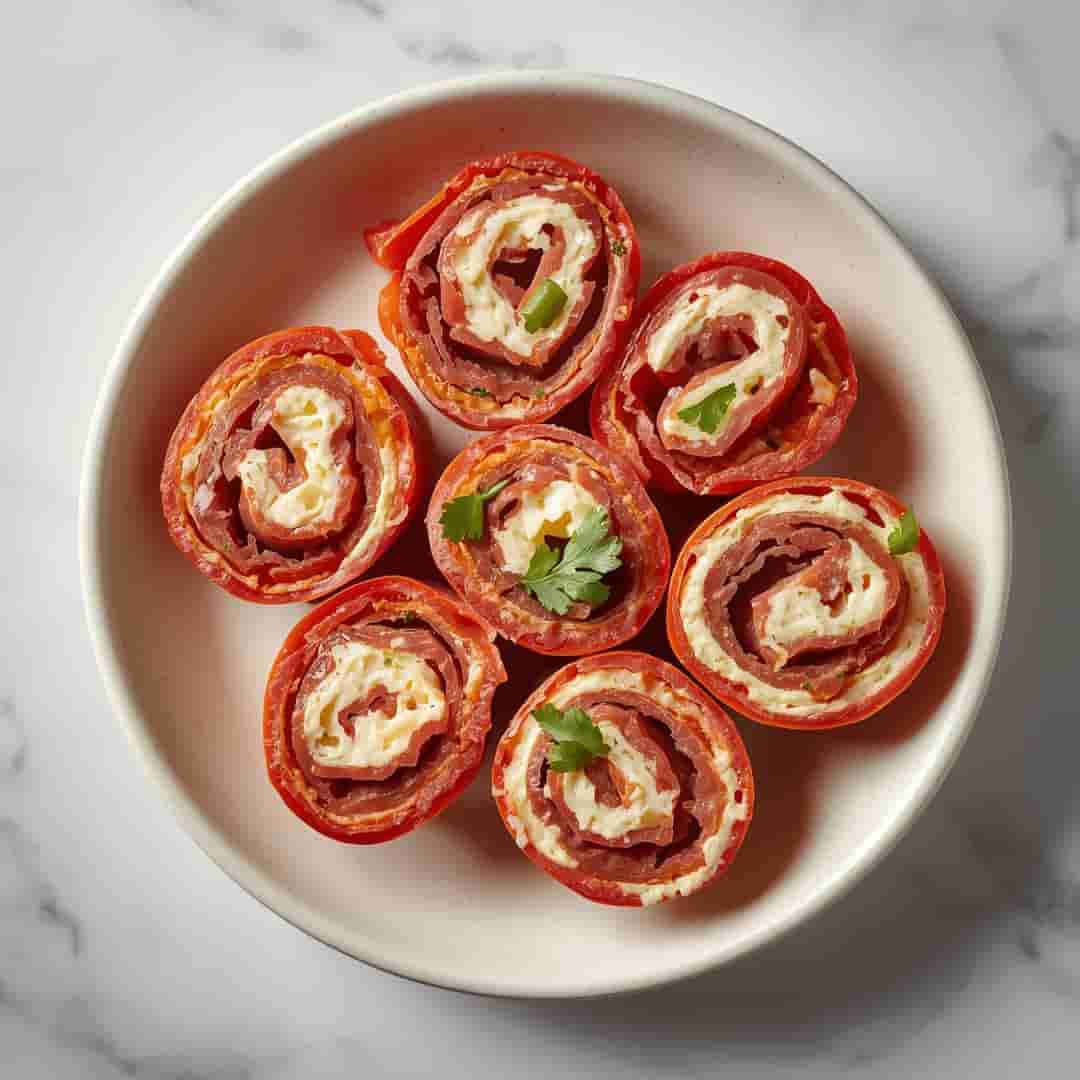 Cream Cheese Salami Roll Ups