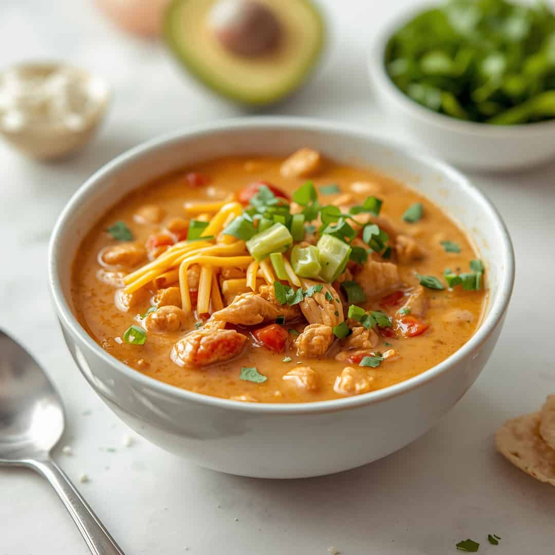 Creamy Chicken Taco Soup