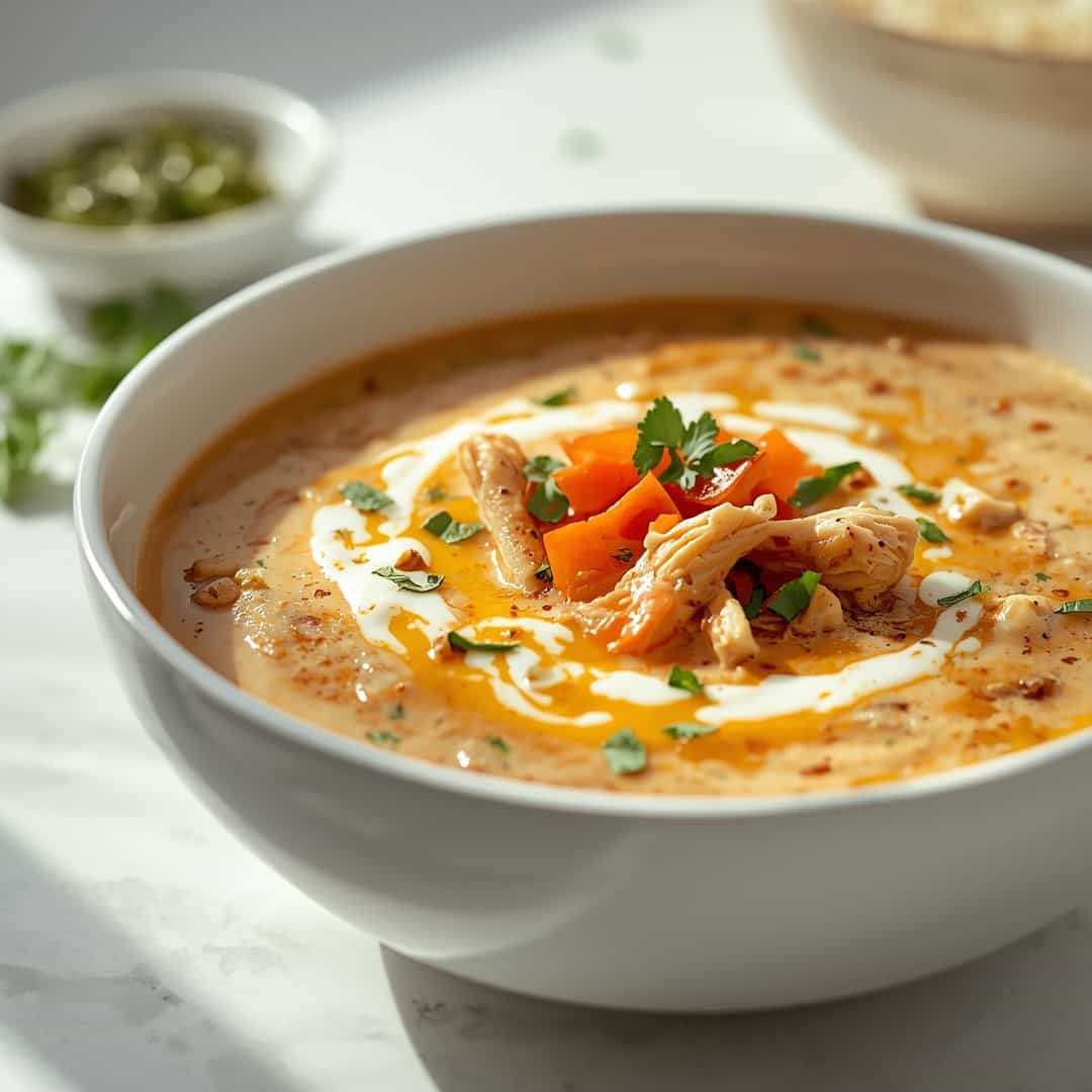 Creamy Chicken Tortilla Soup