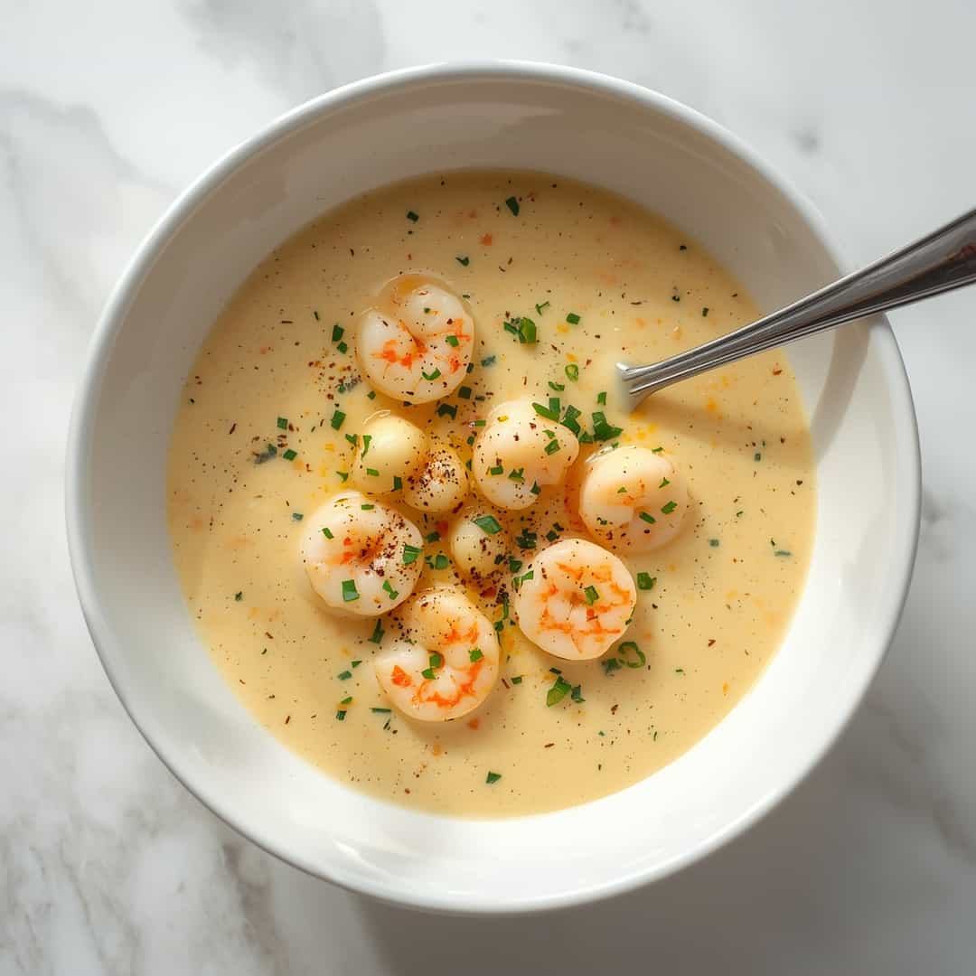 Creamy Crab Shrimp Seafood Bisque 2 Creamy Crab Shrimp Seafood Bisque