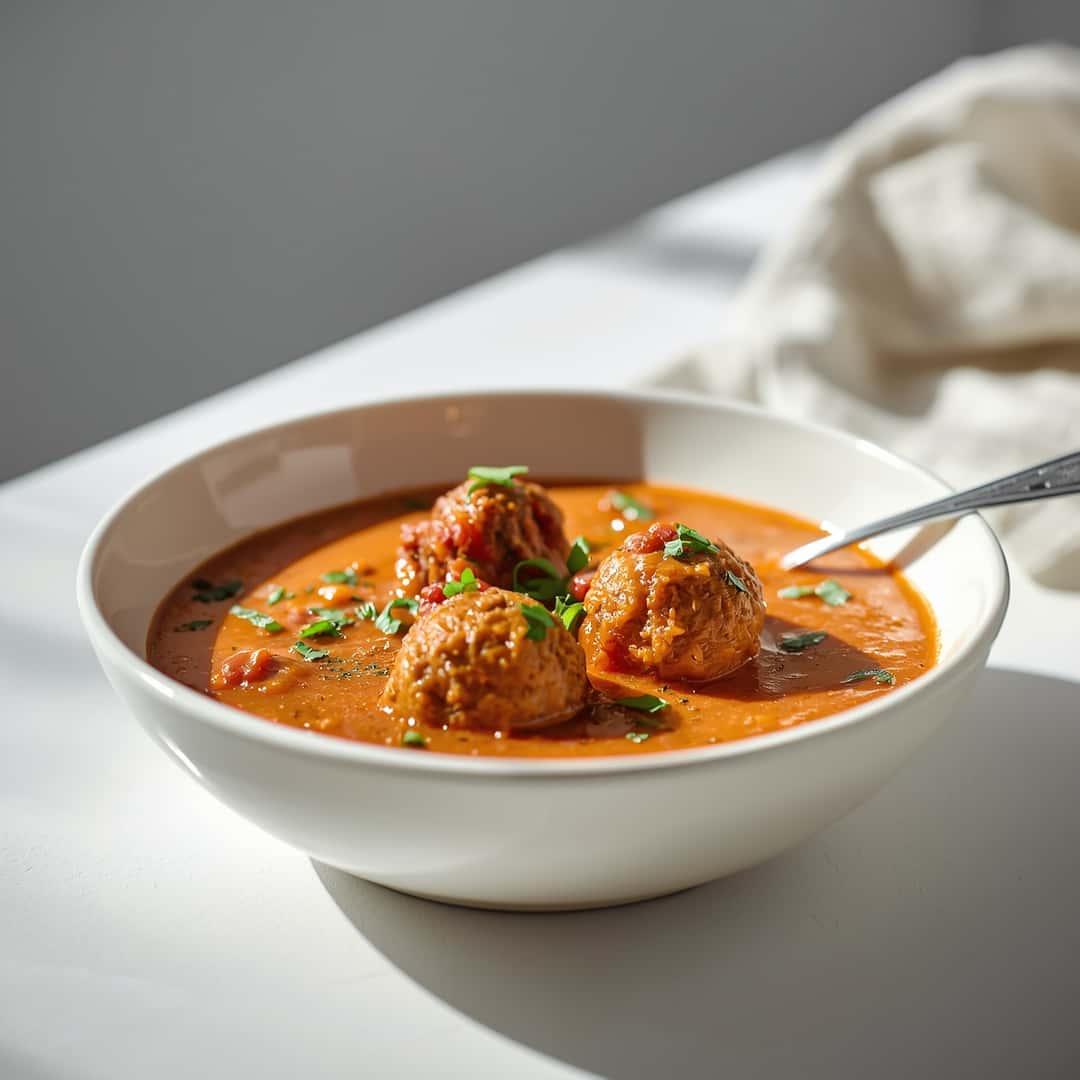 Creamy Italian Meatball Soup