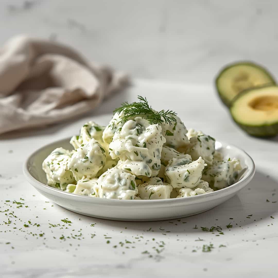 Creamy Mayo Dill Cucumber Salad 2 Creamy Mayo Dill Cucumber Salad