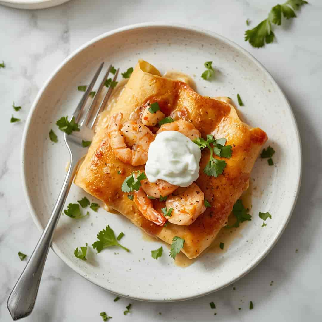 Creamy Shrimp Enchiladas