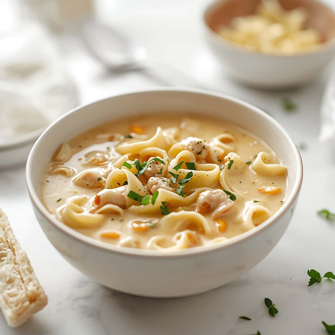 Creamy Turkey Noodle Soup 2 Creamy Turkey Noodle Soup