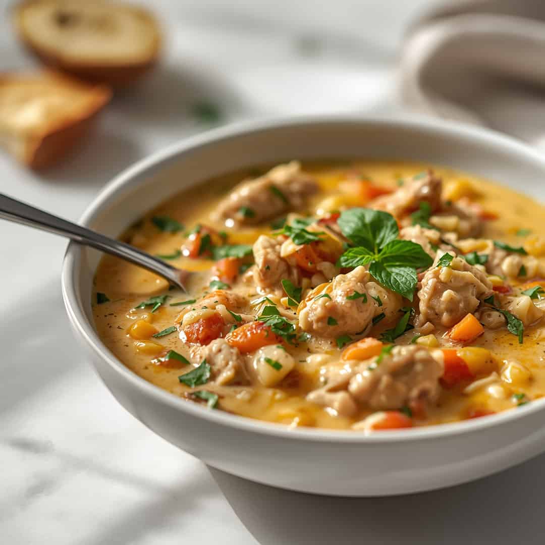 Creamy Tuscan Marry Me Chicken Soup