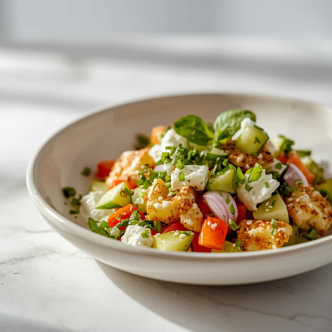 Crisp Tzatziki Cucumber Salad