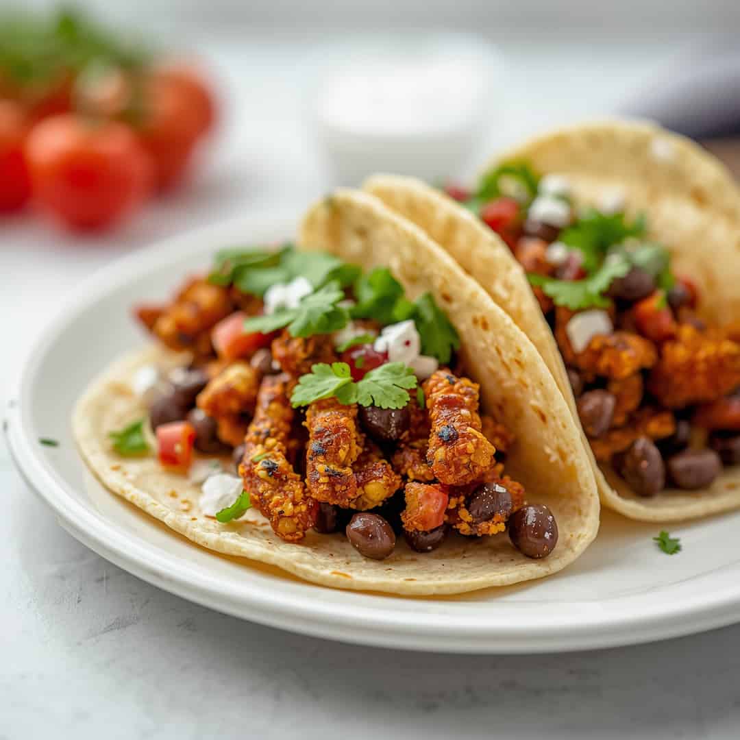 Crispy Black Bean Tacos