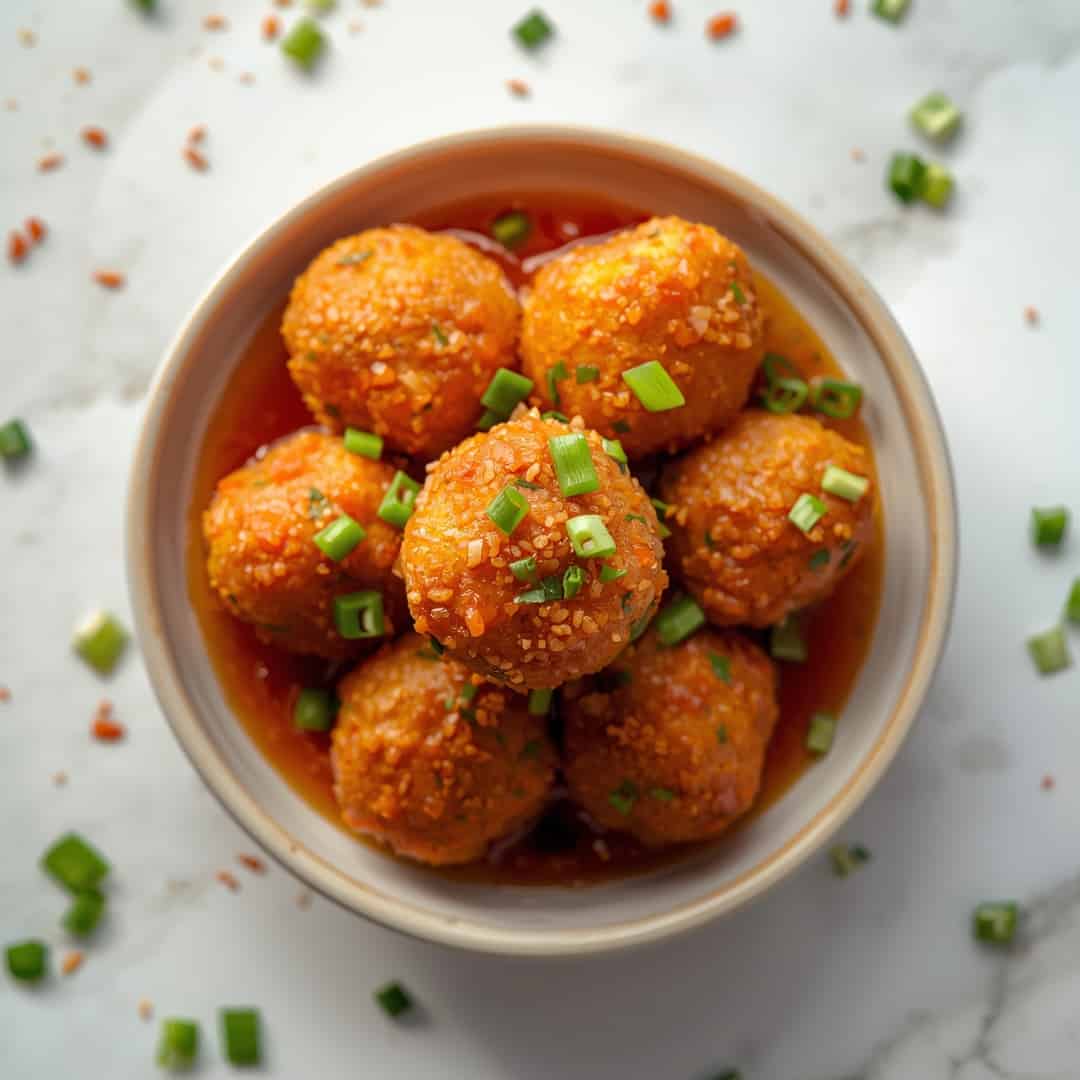 Crispy Shrimp Balls Sweet Chili Sauce
