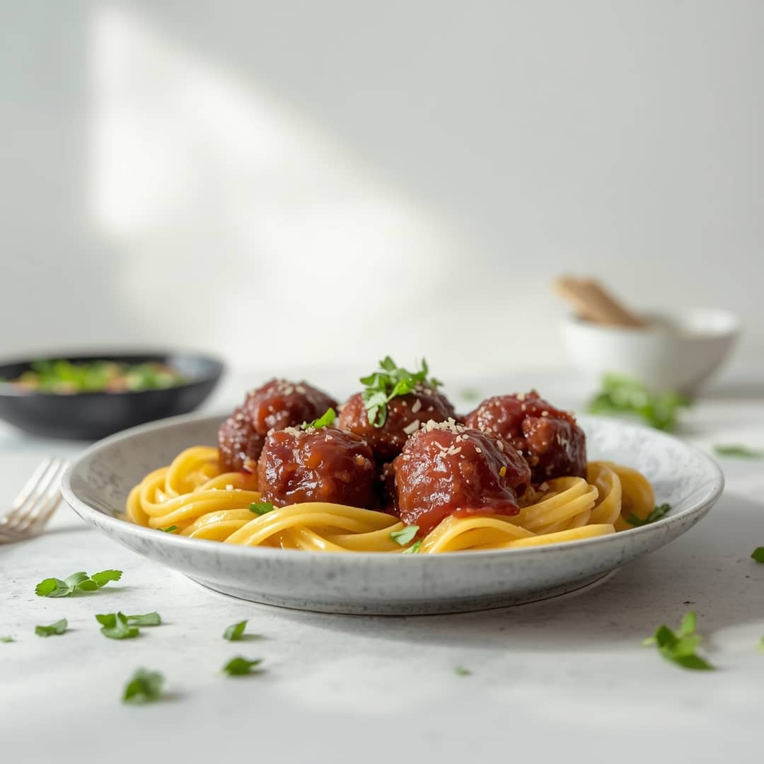 Crockpot Grape Jelly Meatballs