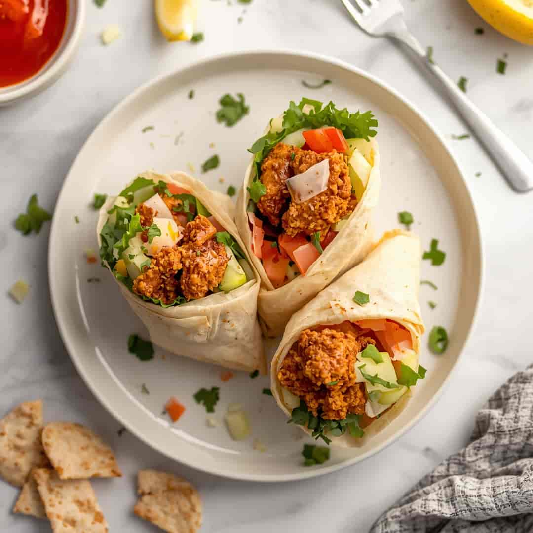 Crunchy Crispy Air Fryer Chicken Wraps