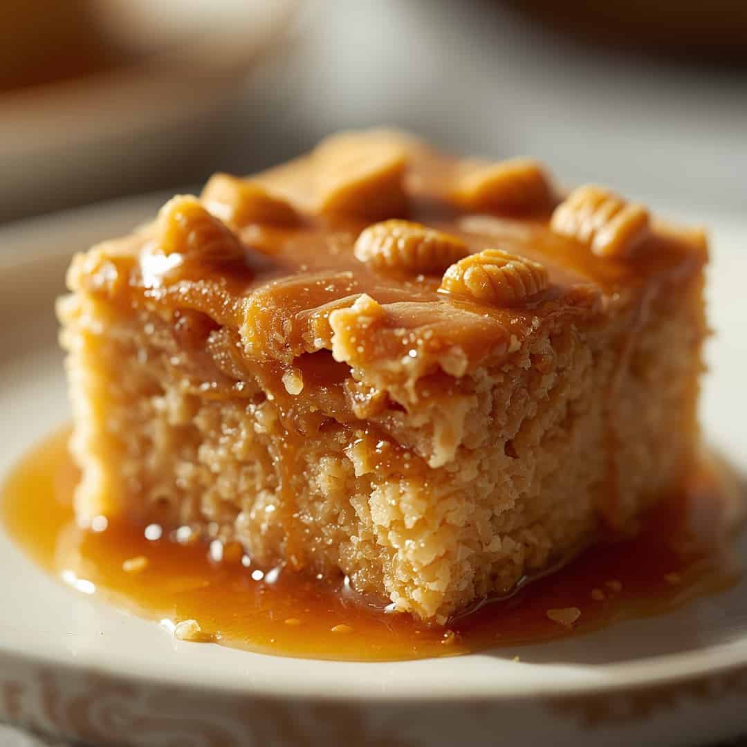 Decadent Caramel Toffee Crunch Cake