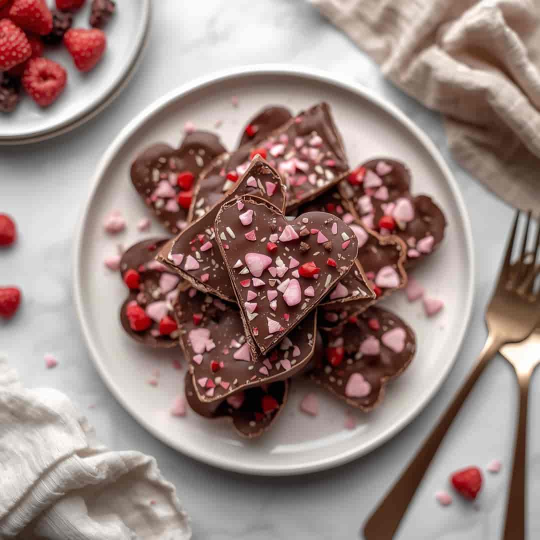 Double Chocolate Valentine's Day Bark
