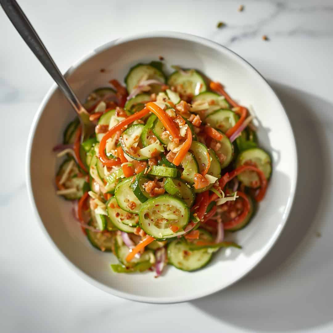 Easy Asian Cucumber Salad
