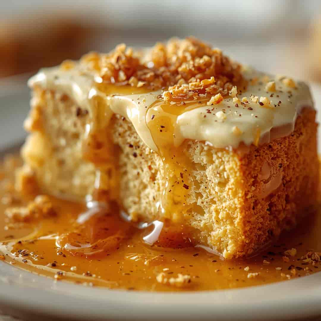 Easy Boston Cream Poke Cake