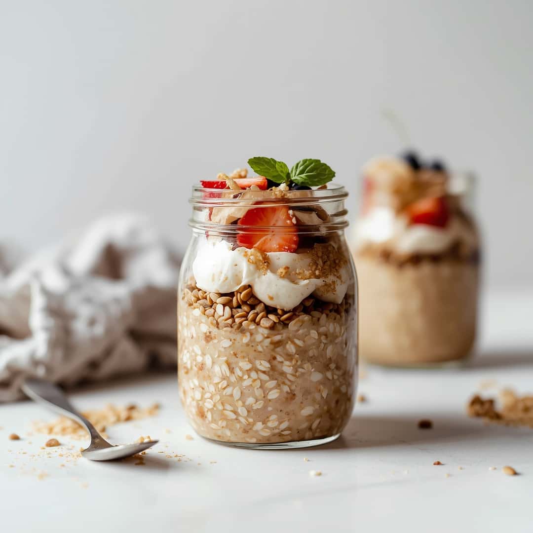 Easy Brown Sugar Overnight Oats 2 Easy Brown Sugar Overnight Oats