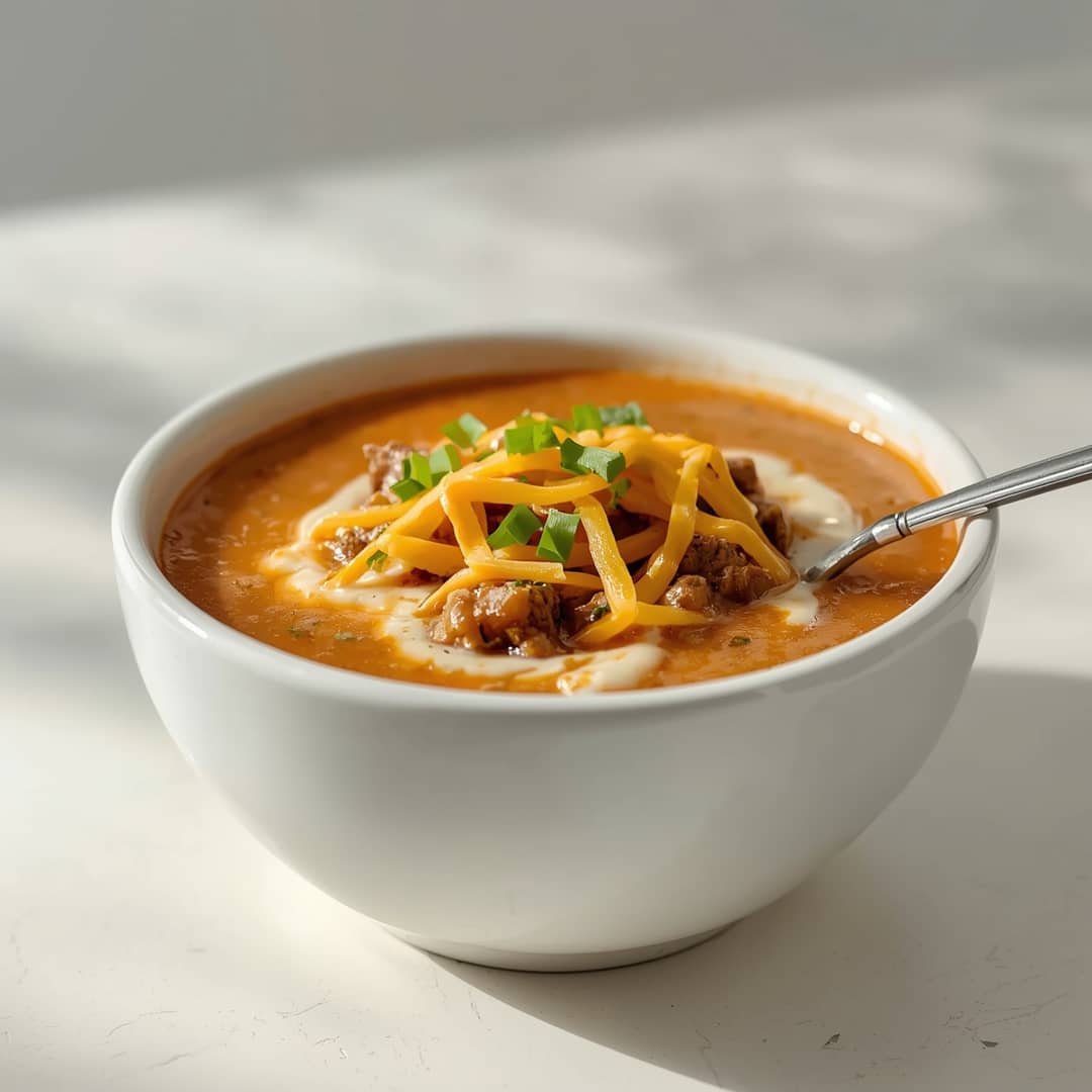 Easy Cheeseburger Soup 2 Easy Cheeseburger Soup
