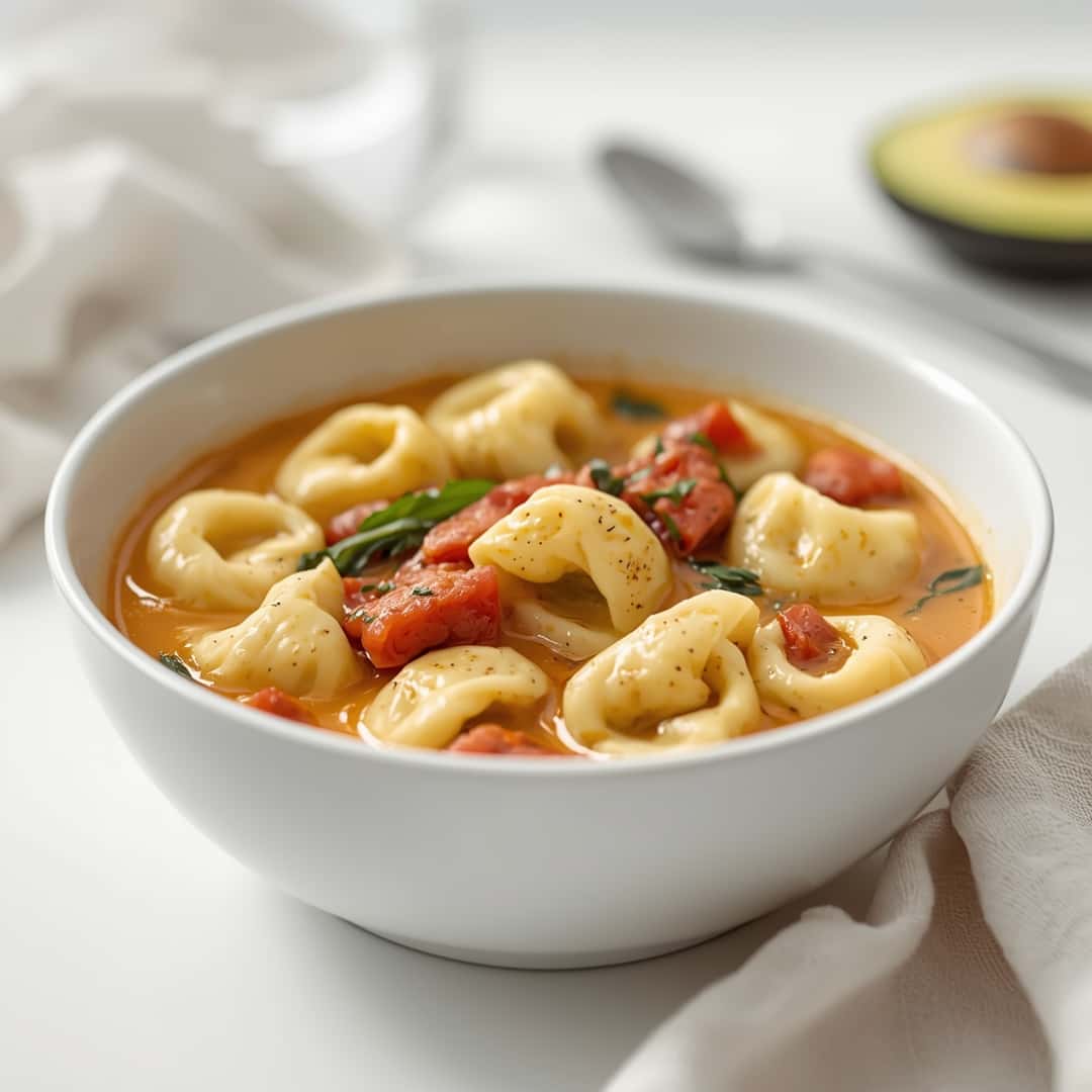 Easy Creamy Tortellini Soup 2 Easy Creamy Tortellini Soup