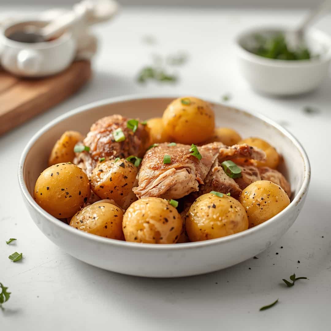 Easy Crockpot Chicken and Potatoes