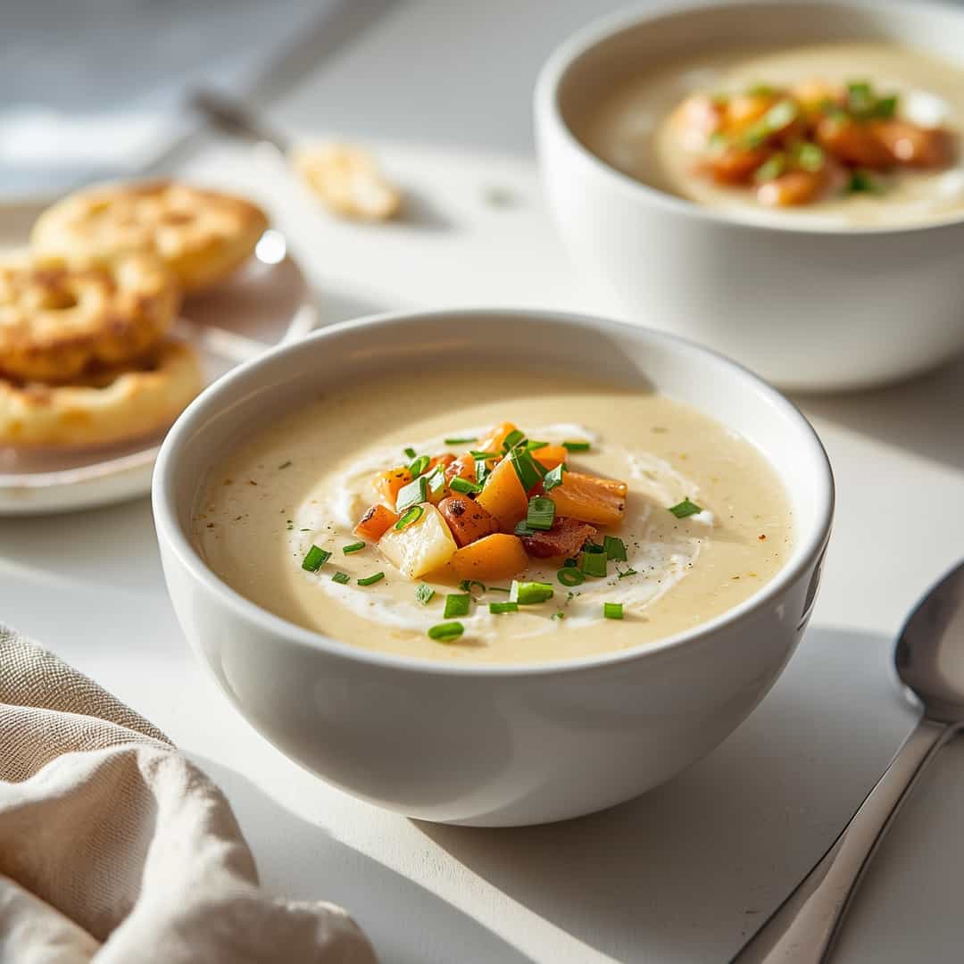 Easy Crockpot Potato Soup